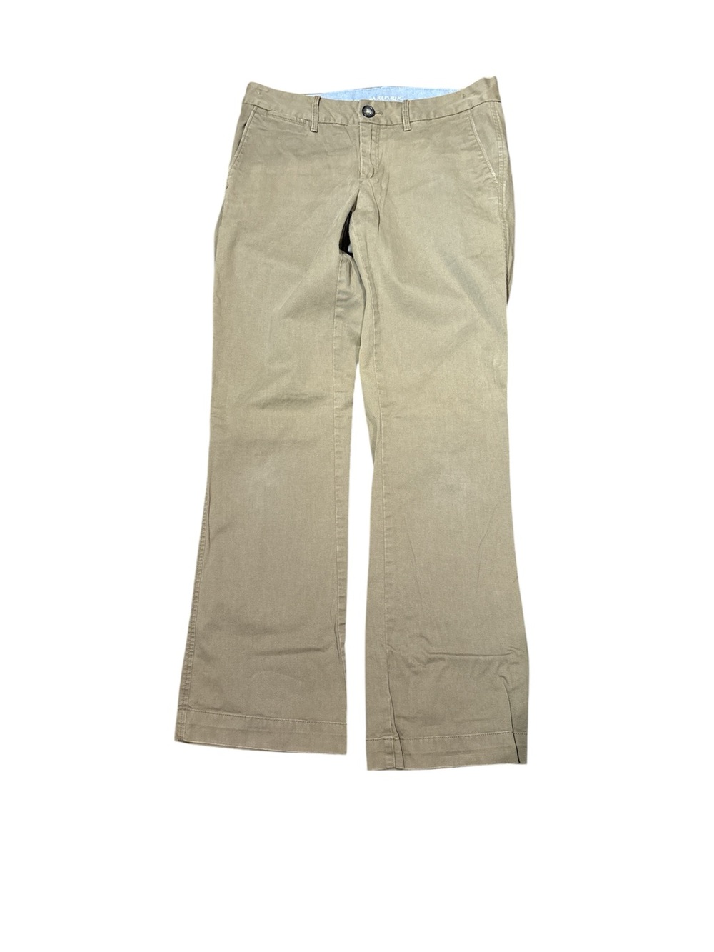 Banana Republic Light Khaki Straight Leg Trousers